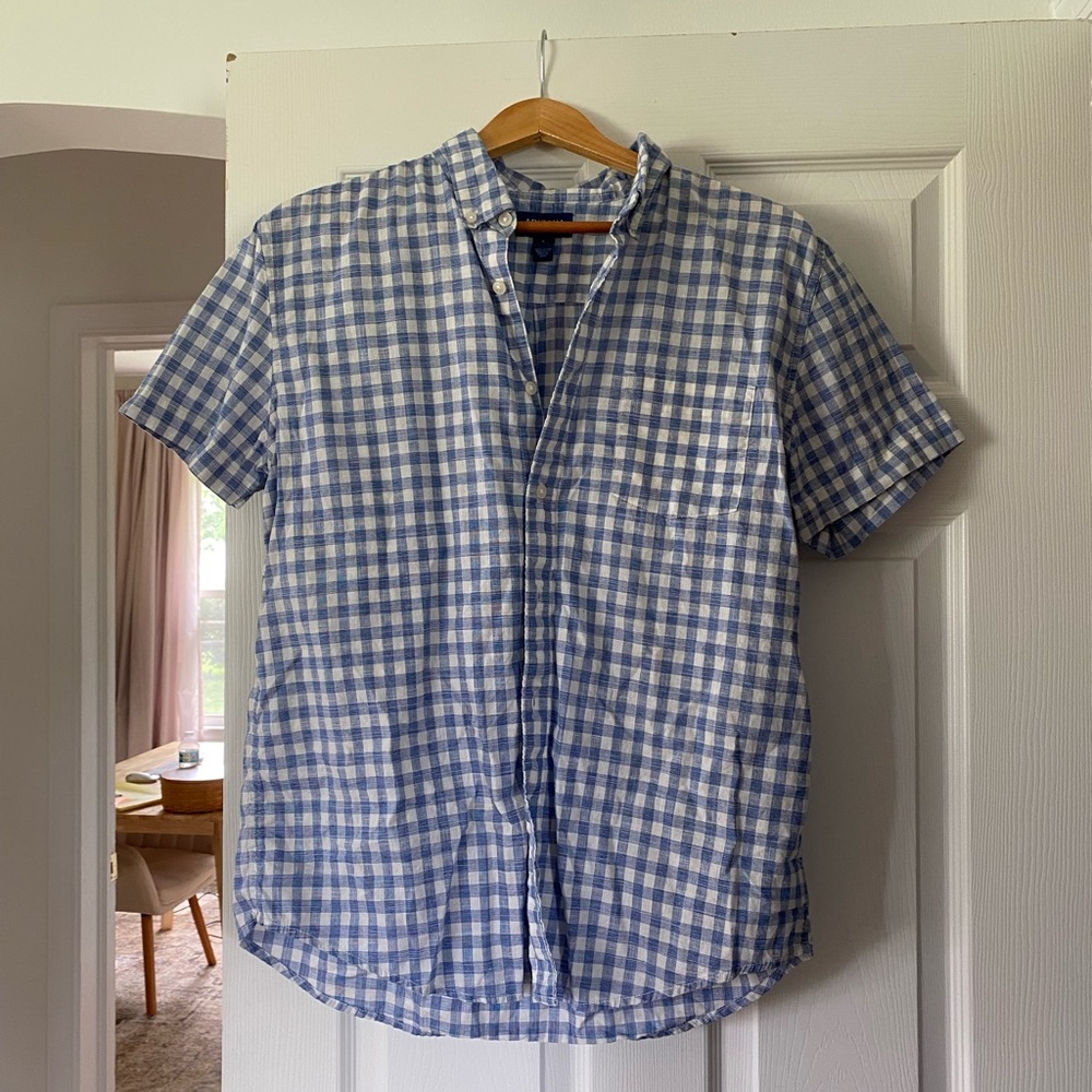 Short-Sleeve Button Down Shirt